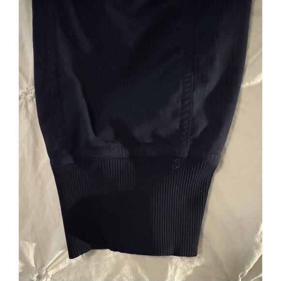 Lululemon Navy Stretch High Rise Jogger Pants Drawstring Pockets Size 10 - Picture 4 of 8